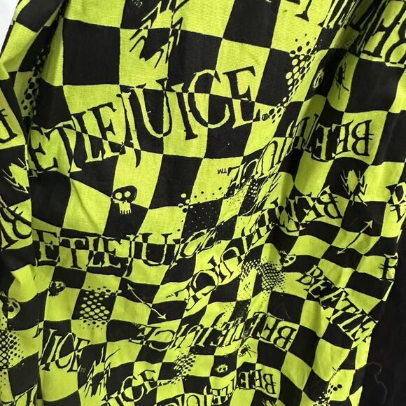 Torrid Beetlejuice Mini Sweetheart Godet Skater Dress Size 1X Plus - Picture 5 of 9